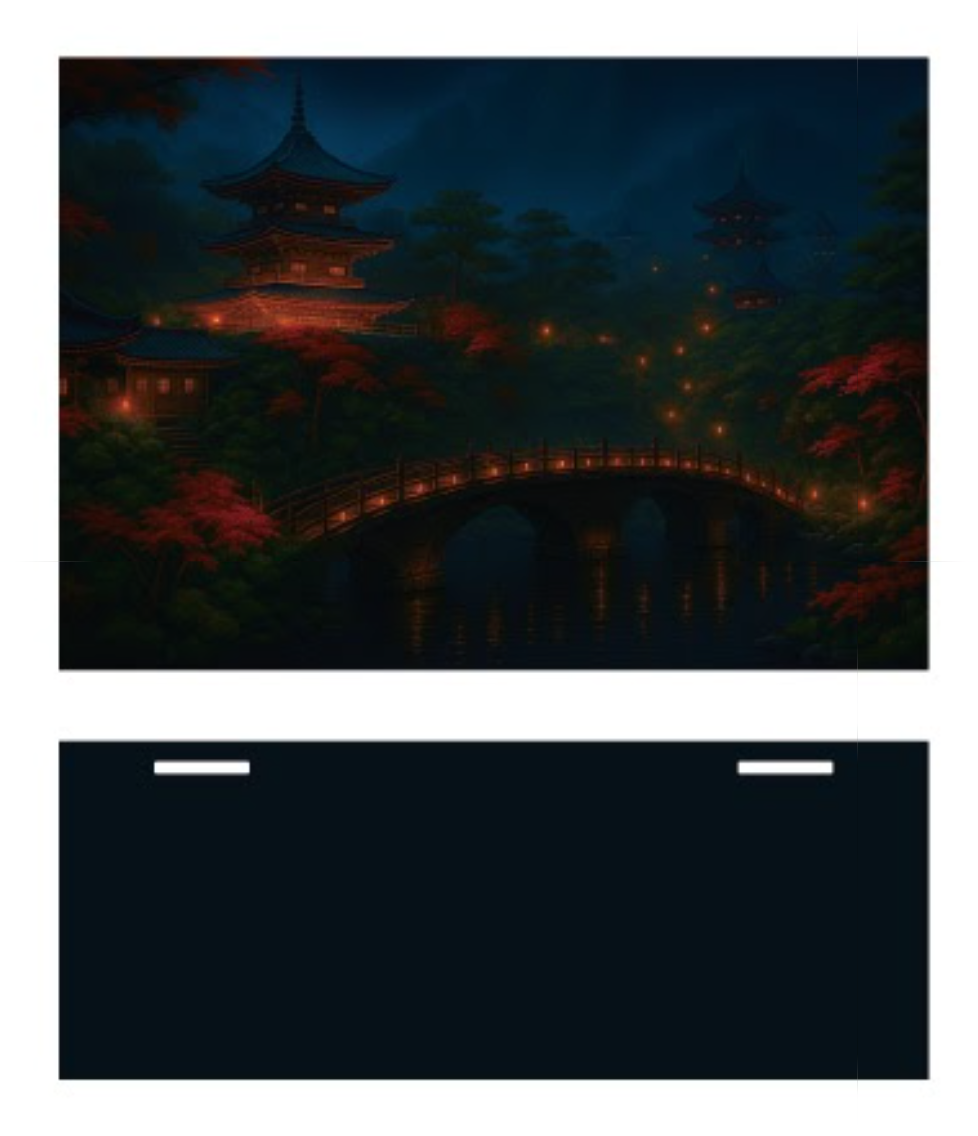 〈四季送り〉背景ジオラマスタンド渡月橋「決戦」