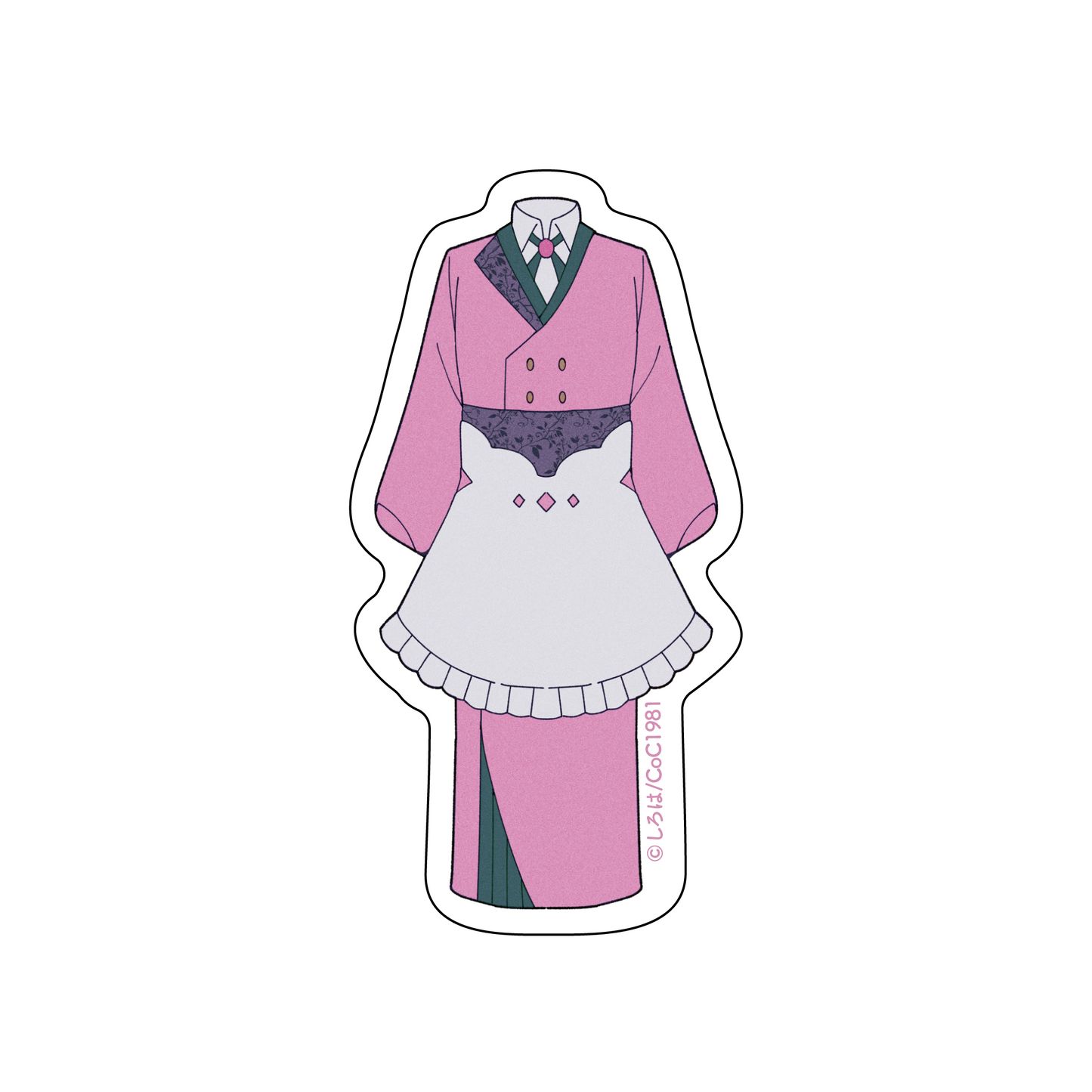 〈四季送り〉衣装ステッカー「14番」