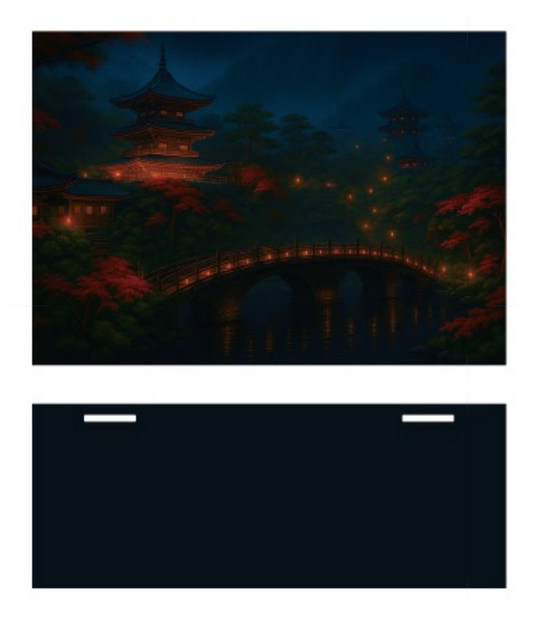 〈四季送り〉背景ジオラマスタンド渡月橋「決戦」