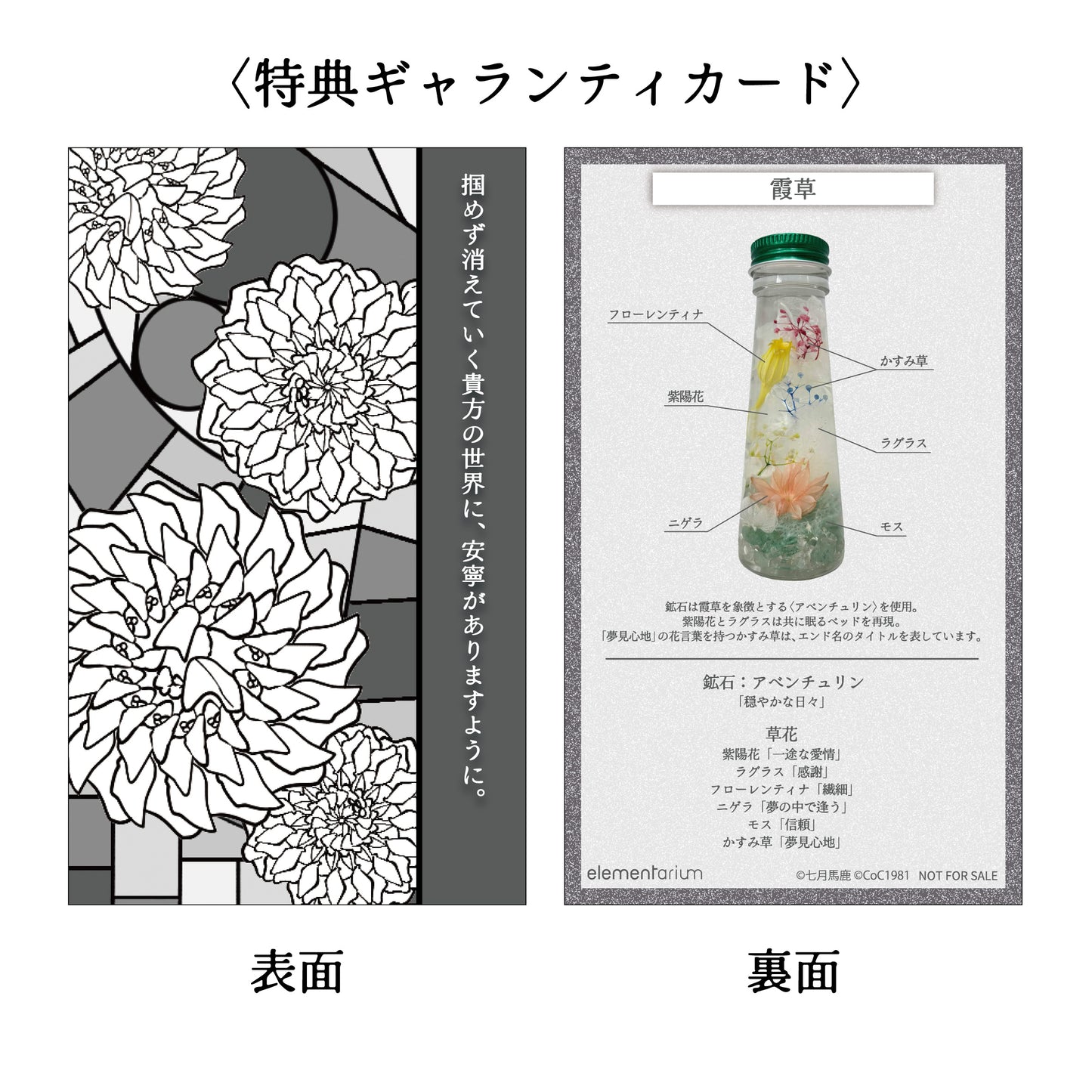 コラボエレメンタリウム Petit 「霞草」