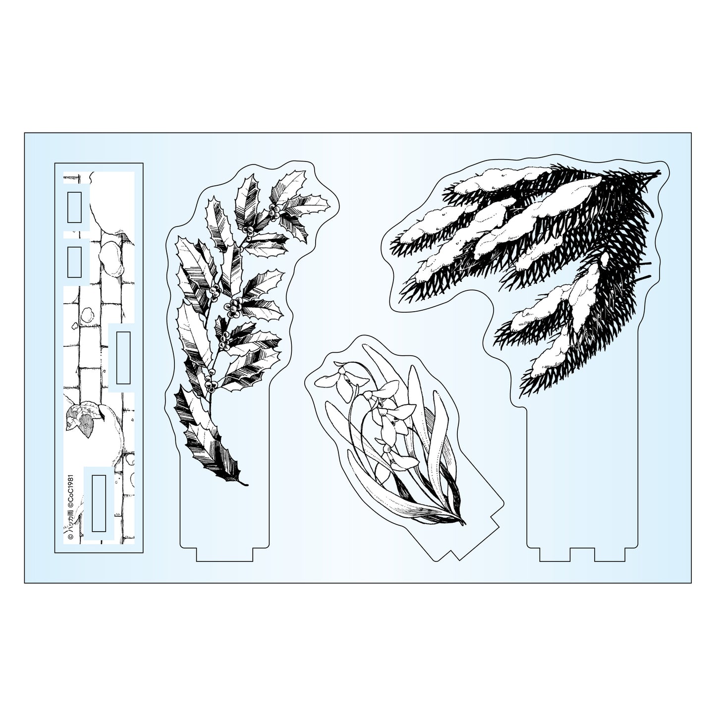 〈世界線の中庭〉アクリルスタンド「顕晦 -けんかい-」