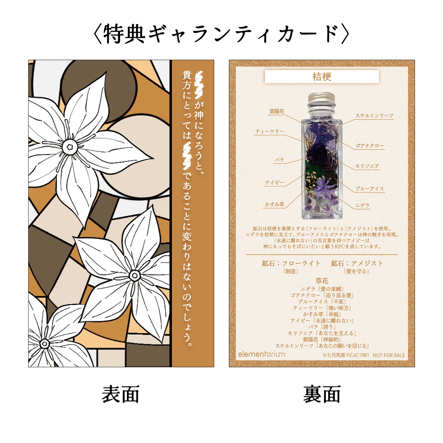 コラボエレメンタリウム Petit 「桔梗」