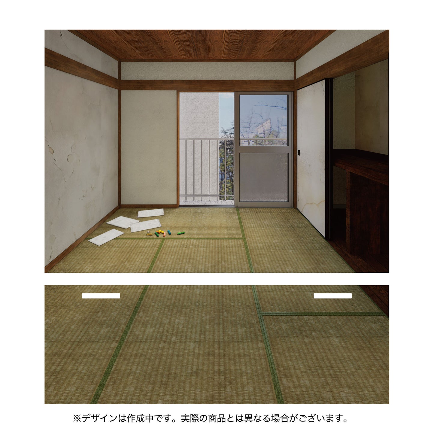 〈ようこそ！迷冥市役所都市伝説課へ！〉背景ジオラマスタンド「アパート」